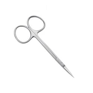 Ciseaux chirurgicaux pour iris en acier inoxydable, pointe fine et tranchante, conception de précision, idéal pour les cliniques ophtalmiques, dentaires et les procédures médicales - Product Image 1