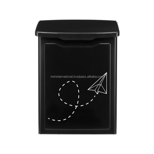 กล่องจดหมายเหล็กล็อกกล่องจดหมายแบบวินเทจกล่องจดหมายทางไปรษณีย์กล่องหนังสือพิมพ์ - Product Image 2