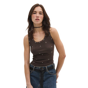 Débardeur Athlétique Léger pour Femme 100% Coton, Vêtement de Sport avec Impression de Logo Personnalisé sur le Devant, Col Rond, Coupe Classique, Style Ensemble - Product Image 2
