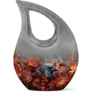 Alta demanda, lágrima, nueva llegada, urna de recuerdo metálica para servicios de entierro, urna de cenizas conmemorativas funerarias de Metal sólido - Product Image 5