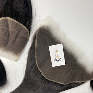 Vente en gros tendance HD dentelle 13x6 frontale non traitée cuticule alignée cheveux raides bruts 100% extensions de cheveux humains - Product Image 3