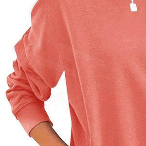 Sudadera transpirable de calidad superior roja para mujer, ropa de calle personalizable para conjuntos de Yoga - Product Image 6