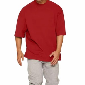 Camiseta de Hombre para Uso Diario, Color Único, Estilo Urbano, Algodón Suave al Tacto, Venta al por Mayor, Ropa Casual de Fábrica - Product Image 1