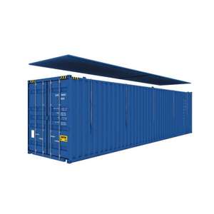 Conteneurs de cargaison ISO High Cube Options 20ft, 40ft, 45ft avec construction en acier résistant aux intempéries - Product Image 1