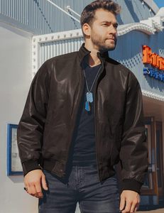Nouveauté Offre Spéciale Cafe Racer Biker Veste en cuir de vachette véritable à la mode décontractée pour hommes, logo personnalisé pour hommes - Product Image 4