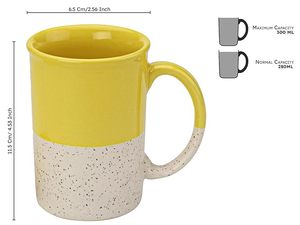 Taza de Cerámica de Diseño para Amantes del Café, Aspecto Hermoso y Fácil de Sostener, Taza de Cerámica Económica con Impresión Vibrante - Product Image 4