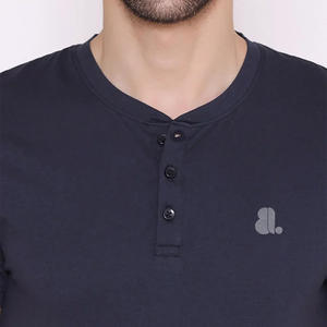 Street Wear Short Sleeve <b>Henley</b> <b>T</b> <b>Shirt</b> 2 3 Button Placket Custom Logo Men <b>Henley</b> Tee Short Sleeve Men Cotton <b>Henley</b> <b>T</b> <b>shirt</b> - Product Image 6