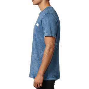 เสื้อยืดผู้ชายลายฟอกสี ราคาถูก ลดราคาพิเศษ คุณภาพดีเยี่ยม เสื้อยืดผู้ชายลายฟอกสี แขนสั้น คุณภาพพรีเมียม - Product Image 3