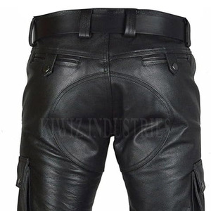 กางเกงคาร์โก้หนังผู้ชายดีไซน์ใหม่ น้ำหนักเบา สวมใส่สบาย คุณภาพสูง ราคาดีที่สุดสำหรับผู้ใหญ่ - Product Image 6