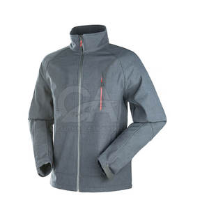Chaqueta Softshell para hombre hecha a medida de gran tamaño más vendida, último diseño, precio barato, chaqueta Softshell de colores contrastantes para hombre - Product Image 6