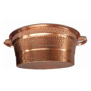 Bol de service de restauration rapide martelé au design moderne, jetable en métal de qualité exclusive pour un mariage élégant et une utilisation en cuisine - Product Image 4
