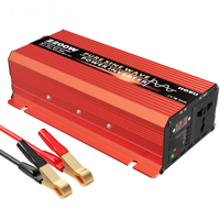 Convertisseur de courant HOULI DC 12V vers AC 220V 2000W monophasé 60Hz pour utilisation en voiture et à domicile, pour générateur