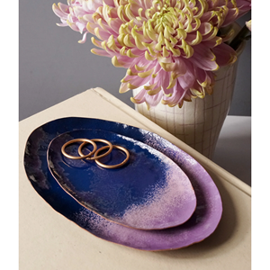 Bandeja decorativa de Metal de aluminio con revestimiento en polvo, bandeja de mesa de diseño de lujo para servir alimentos, bandeja decorativa de Metal al por mayor - Product Image 1