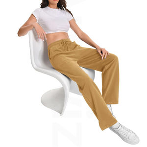 Vente en gros de pantalons de survêtement surdimensionnés de haute qualité, coupe ample, confortables, vêtements de plein air et streetwear tendance pour femmes - Product Image 5