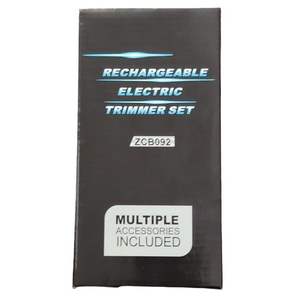 Tondeuse électrique sans douleur à double lame LED 3-en-1 pour oreilles, nez, poils du visage et sourcils, facile à nettoyer et étanche pour usage domestique et en camping-car - Product Image 2