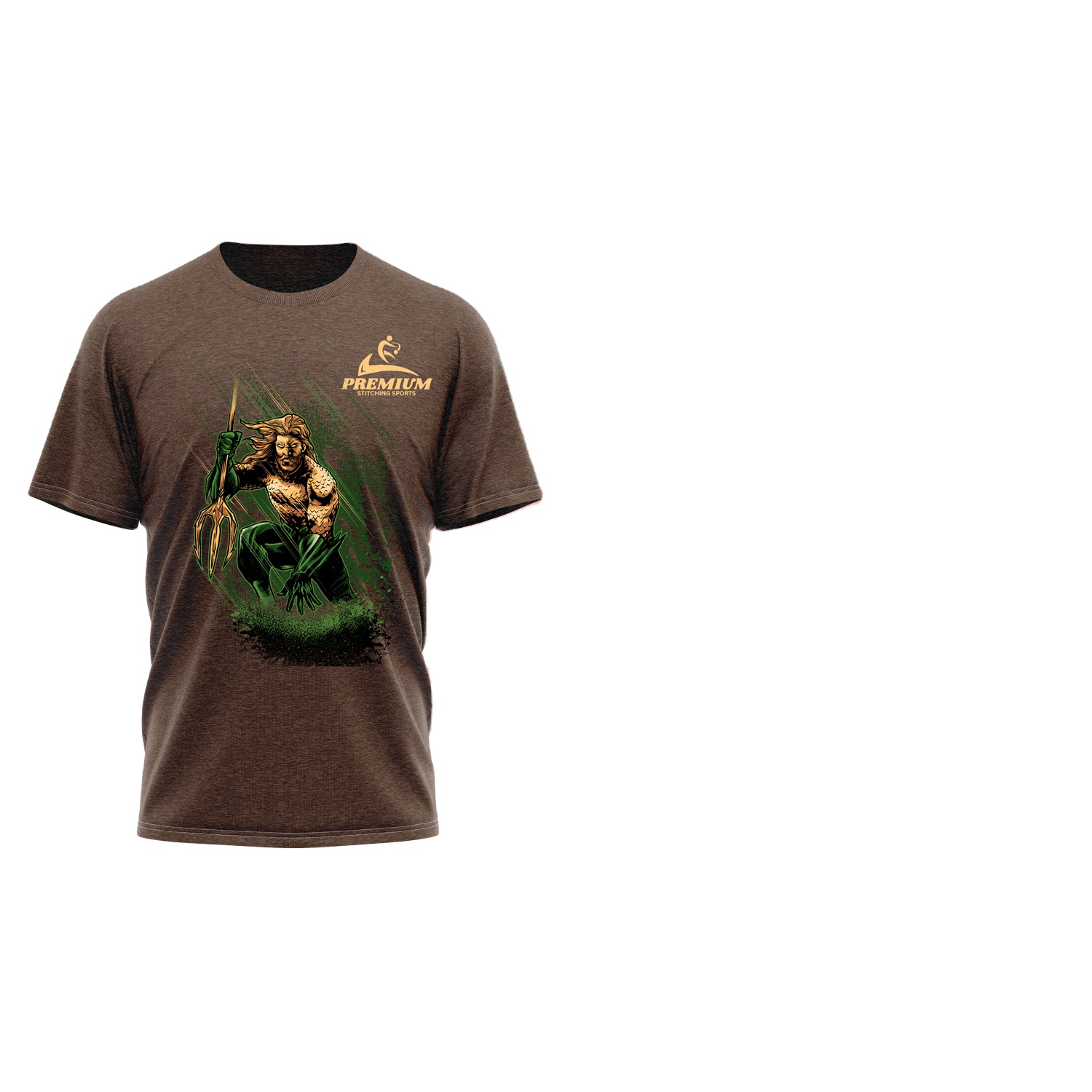 In Stock Gradient Color Men T Shirt Soft 100% Cotton