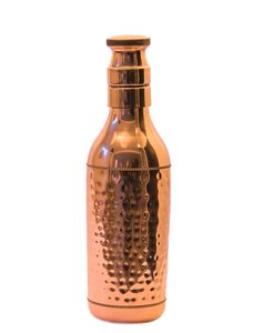 Botella de agua de cobre puro con volumen de propósito de almacenamiento de vasos impresos-Paquete de 1 de 500 ML - Product Image 4