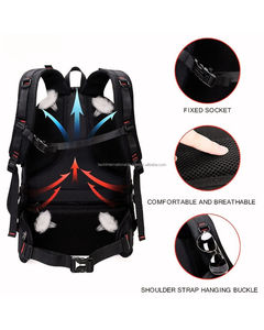 Sacs de randonnée en nylon souples, durables et élégants, couleur/logo personnalisés, grande capacité, sacs de sport d'extérieur, sacs de gym - Product Image 4