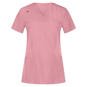 Ensemble de gommage à la figue à vendre Top de gommage médical extensible à manches courtes OEM vente en gros uniforme pour médecins infirmière Ensemble médical et hospitalier - Product Image 5