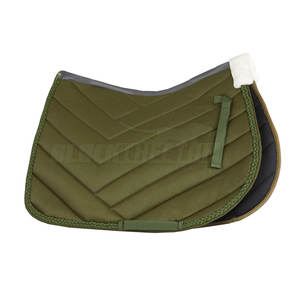 แผ่นรองอานม้าม้าผ้าฝ้ายโพลีคอตตอนโพลีคอตตอนแบบกำหนดโลโก้ได้ตามที่ต้องการแผ่นรองอานม้าระบายอากาศได้ดี - Product Image 2