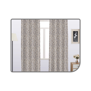 Cortinas decorativas con patrón de pétalos pequeños de diseñador multicolor personalizadas, proveedor mayorista - Product Image 4