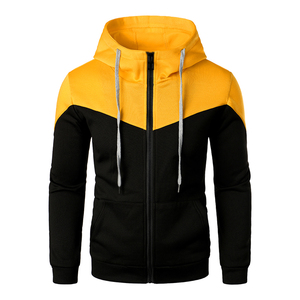 High Quality Men's Full Zip <b>Hoodies</b> with Breathable Zipper Long Sleeves Latest Design Print Made in Pakistan for Spring Season - Product Image 1