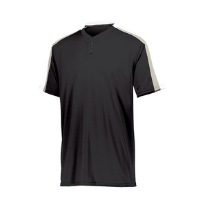 เสื้อเบสบอลพรีเมียม OEM ระดับโปร ผ้าโพลีเอสเตอร์ซับเหงื่อ กระดุมสามเม็ด เสื้อกีฬา โลโก้ปัก ผลิตเร็ว - Product Image 6