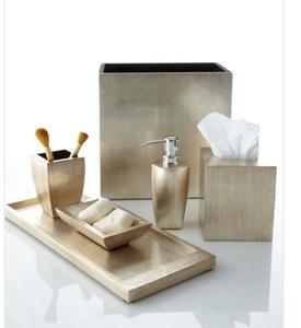 Ensemble de salle de bain en métal au design fonctionnel pour accessoires de salle de bain contemporains, assurant une utilisation propre et organisée - Product Image 6