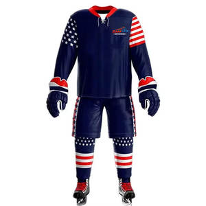 Conjunto de Uniforme de Hockey sobre Hielo para Hombre, Tela Transpirable, Largo Regular, Cómodo y Duradero, 2026 - Product Image 1