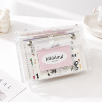 Pochette cosmétique personnalisée en PVC transparent, trousse de maquillage étanche, organiseur de voyage pour articles de toilette avec logo pour marque de beauté, vente en gros