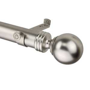 Remates de barra de cortina redondos simples de metal fundido para una elegancia diaria en dormitorios, oficinas y espacios de ventana de sala de estar - Product Image 4