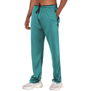 กางเกงวอร์มเข้ารูปผ้าคอตตอนสำหรับผู้ชายกางเกงกีฬาโอเวอร์ไซส์ผ้านุ่มทรงตรงโค้งลายทาง100% แฟชั่นใหม่ผู้ผลิต - Product Image 1