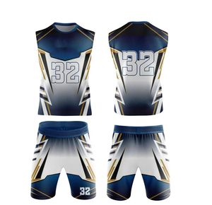 Nuevos Uniformes Deportivos Personalizados Transpirables Sublimados Reversibles Estampados en Spandex/Poliéster para Hombre, Último Estilo para Equipos Deportivos - Product Image 4