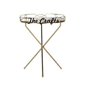 Plateau de service de conception standard avec support Vaisselle en métal et en verre Plateaux décoratifs et support aux meilleurs prix - Product Image 3