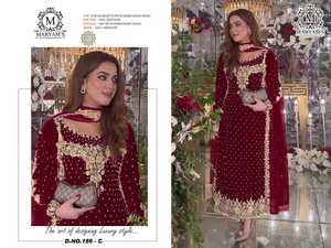 Costume Salwar en Georgette Indien Pakistanais Tendance Designer Dernière Collection Qualité Premium Exclusive Vêtements Fantaisies pour Femmes Tenue de Soirée Mariage - Product Image 4