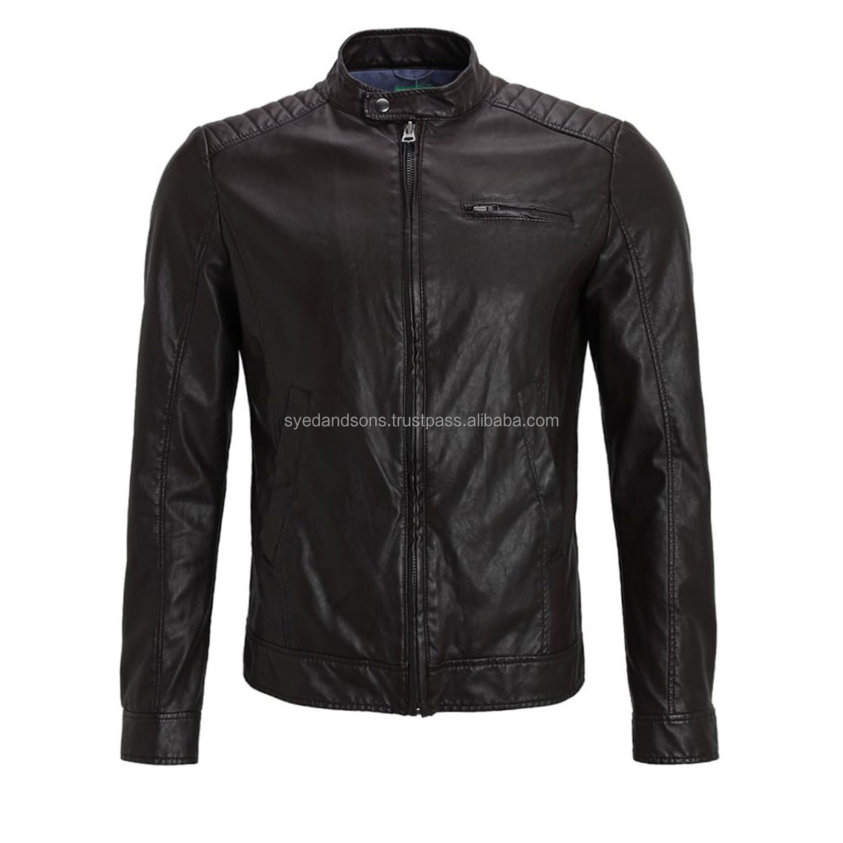 Latest Design Leather Jacket Men's Winter Windproof