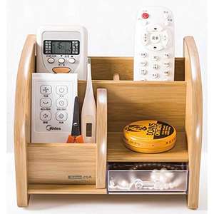 Organizador de escritorio de madera multiusos de primera calidad y soporte para móvil/bolígrafo para el hogar, oficina, dormitorio, sala de estar, oficina, resorts y hoteles - Product Image 3