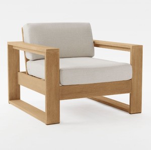 Teck carré Deep sofa chair Garden-Meubles d'extérieur ou meubles de jardin en teck fabriqués en Indonésie - Product Image 3