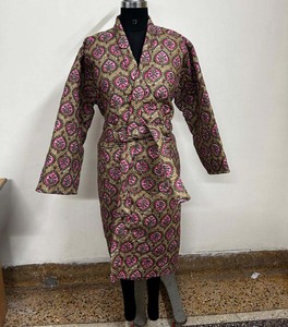 Nuevo Kimono para Mujer, Estilo Playero, Patrón Geométrico, 100% Algodón, Precio de Mayoreo - Product Image 4