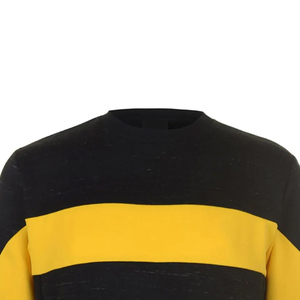 Sudaderas largas de algodón liso Unisex Drop Shoulder Fleece Sweatshirt Mujeres Sudadera personalizada Sudadera de cuello redondo - Product Image 4