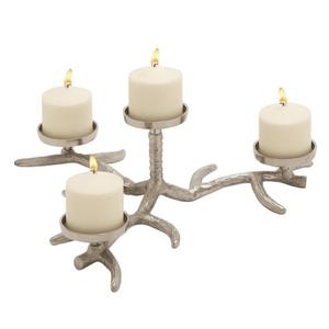 Boda y decoración del hogar precio al por mayor portavelas soporte estilo único grabado a mano decorativo candelabro soporte - Product Image 1