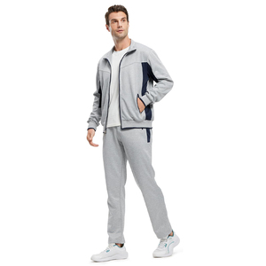 Nouveauté Ensemble de survêtement pour homme Survêtement ample à blocs de couleur Fitness Sécurité Luxe Survêtements d'hiver pour hommes - Product Image 1