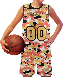 Fournisseur direct d'usine Maillots de basket-ball double face Couleur unie Polyester Ensembles d'uniformes d'entraînement pour hommes - Product Image 6