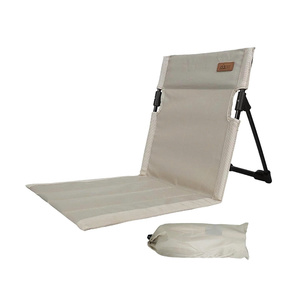 Chaise de sol pliable en tissu Oxford de style design moderne et confortable avec dossier réglable pour une utilisation en camping à la plage en plein air - Product Image 3