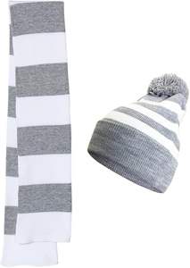 Bonnet et écharpe d'hiver en tricot acrylique ONSTYLE SPORTS bonnet et écharpe doux et chaud accessoires de mode en plein air - Product Image 4