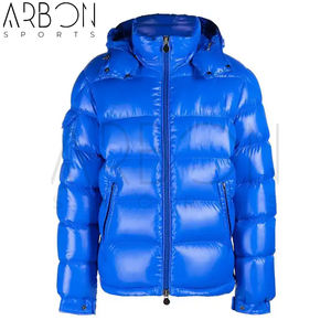 2025 manches longues vêtements d'hiver léger confortable OEM/ODM la plus haute qualité taux de gros respirant bouffant veste à capuche - Product Image 1