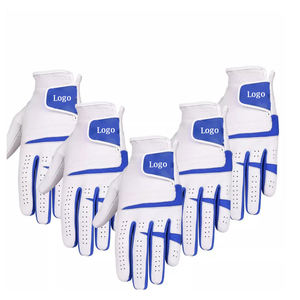 Gants de Golf en cuir PU, super élastiques, magiques, 2 couleurs, bleu, rouge, pour hommes, écolier, gentleman, pour jeu de balle, nouveau, 1 pièce - Product Image 3