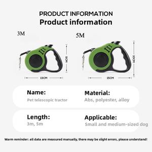 Harnais automatique 3m/5m Laisse personnalisée pour chat Laisse pour chien Laisse rétractable pour chien - Product Image 2