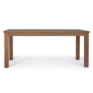 Ensemble de table à manger d'extérieur minimaliste Banc en bois de teck massif pour patio, jardin, hôtels ou villas Utilisation intérieure polyvalente - Product Image 3