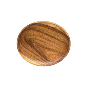 Assiettes en bois d'acacia naturel faites à la main pour bébé, écologiques, polies, multi-usages, en vente au meilleur prix - Product Image 1